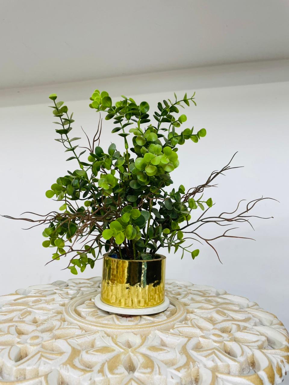 Luxury Style Green Leaf